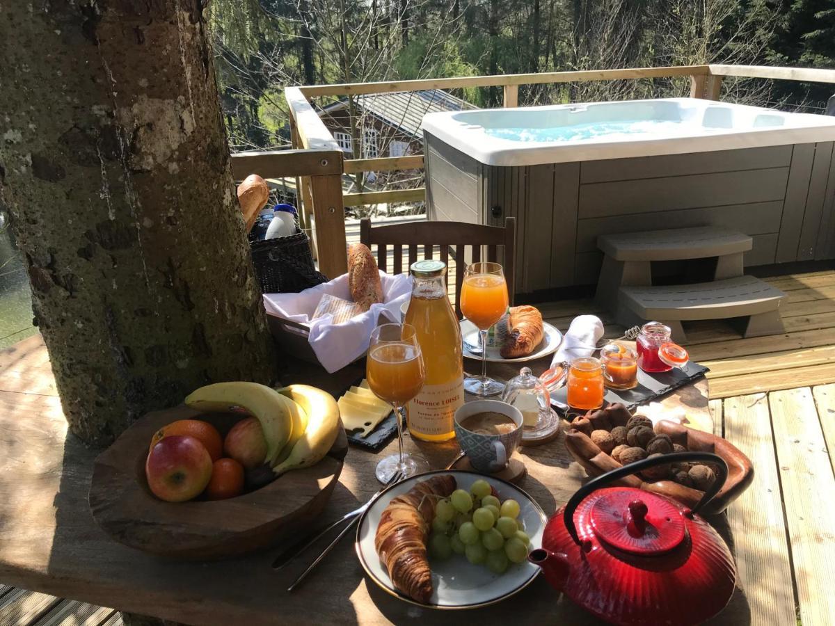 Les Cabanes De Koad'Dour - Sejour Spa Dans Les Arbres Les Portes du Coglais Zewnętrze zdjęcie